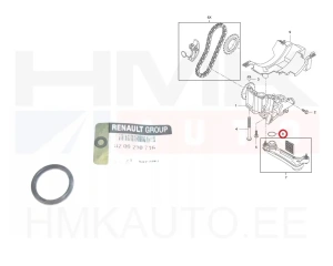 Joint de crépine d'huile OEM Renault 1,6-2,3DCI