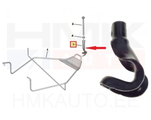 Varuratta kinnituse konks OEM Citroen Jumpy/Peugeot Expert IV