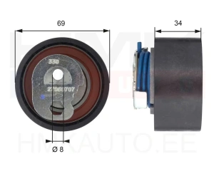 Hammasrihma pingutusrull Fiat Ducato 2,3JTD 2002-