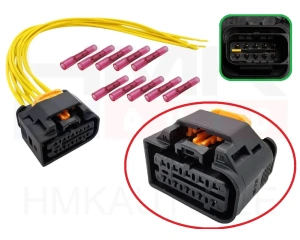 Штекер на переднюю фару Citroen/Peugeot (10 клеммы)