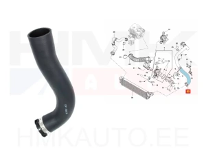 Gaine de suralimentation (côté intercooler) Renault Master 2,3DCI 10-