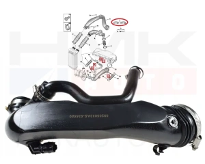 Õhufiltri toru Citroen/Peugeot