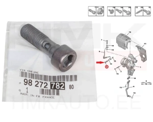 Turbo oil feed pipe bolt lower OEM Citroen/Peugeot 1,2 EB2