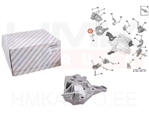 Käigukasti kinnitus kronstein OEM Jumper/Boxer/Ducato 2006-