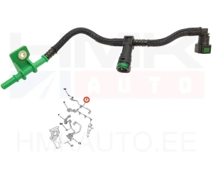 Трубка возврата топлива OEM Citroen/Peugeot 1,6BlueHDI Euro6