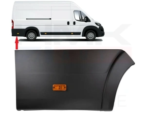 Задний молдинг боковой панели пpавый OEM Jumper/Boxer/Ducato 2018-  (L4) с отделкой крыла