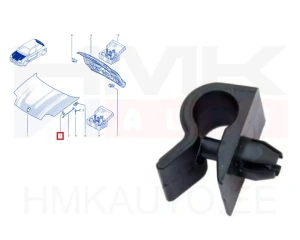 Kapoti tugivarda kinnitusklamber OEM Renault