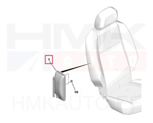 Боковая подушка безопасности переднего правого сиденья OEM Citroen Berlingo/Peugeot Rifter 2018-