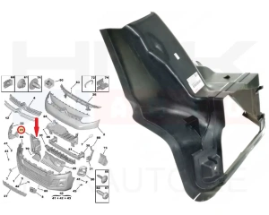 Turboradiaatori õhuvõttur OEM Citroen Jumpy/Peugeot Expert 2016-