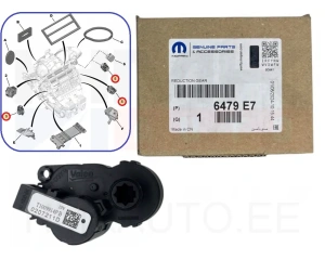 Сервомотор заслонки отопителя OEM Citroen/Peugeot