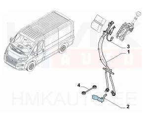 Рычаг переключения КПП OEM Jumper/Boxer/Ducato MCA 2021-  (C637 МКПП)