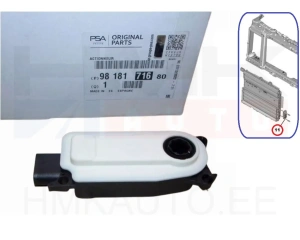 Сервопривод модуля охлаждающего воздуха OEM Citroen C4, C4X /Peugeot 208, 2008, 508