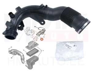 Õhufiltri toru OEM Citroen C5/Peugeot 508 2,2HDI