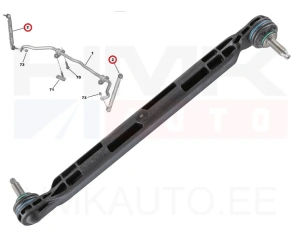 Biellette de barre stabilisatrice avant OEM DS4, DS7/Peugeot 308, 408