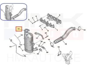 Tahmafilter(DPF/FAP) OEM Jumpy/Expert 1,5BlueHDI DV5R    K746