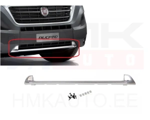 Front bumper spoiler OEM Jumper/Boxer/Ducato 2018-  "chrome"