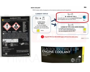 Jahutusvedelik OEM Renault Glaceol RX Type E Sinine konsentraat  60L