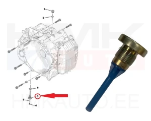 Öljytulppa, alempi OEM Citroen/Peugeot AMN8 automaattivaihteistolle