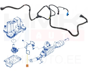 Трубка подачи жидкости AdBlue OEM Renault Master 2,3dCi 2019-
