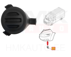 Fog light hole cap left Jumper/Boxer/Ducato 2018-