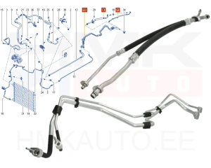 Трубки кондиционера Renault Espace V