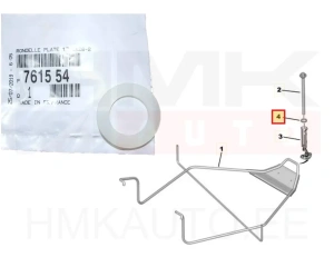 Varuratta kinnituse seib OEM Citroen/Peugeot