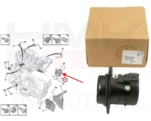 Mass air flow sensor(MAF) OEM Citroen/Peugeot 2,0BlueHDi