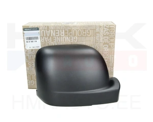 Корпус бокового зеркала заднего вида правый OEM Renault Trafic 2021- верхний черный