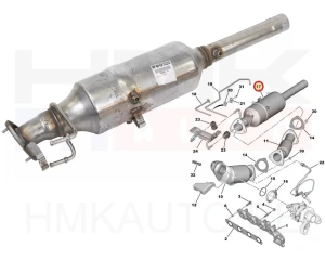 Tahmafilter(DPF/FAP) OEM Jumper/Boxer 2011- 2,2HDi Euro5