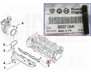 Goujon fileté OEM Citroen/Peugeot/Fiat M8x1,25-9/18 L35