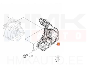 Laturin kiinnike OEM Renault Trafic III 2,0DCI 2019-