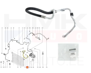 Трубка кондиционера OEM Renault Megane IV/Talisman/Espace V 1,6TCe