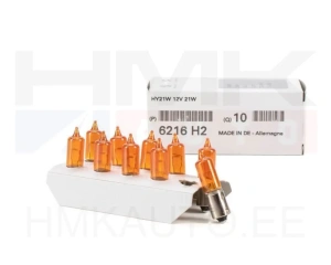 Bulb 12V 21W OEM Citroen/Peugeot HY21W BAW9s yellow