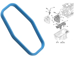 Oil suction pipe gasket OEM Citroen/Peugeot 1,5BlueHDi  DV5R
