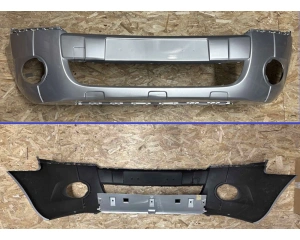Бампер передний OEM Citroen Berlingo/Peugeot Partner 2008- (противотуманными фарами)