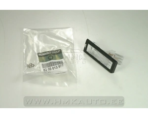 Number plate light OEM Renault/Dacia