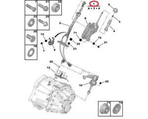 Käigukang kulissiga OEM Jumper/Boxer/Ducato 2006-