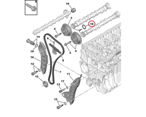 Camshaft seal Peugeot/Citroen EP-engines