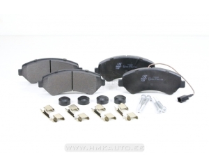 Brake pad set front Jumper/Boxer/Ducato Maxi 2006- 16" wheel