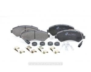 Brake pad set front Jumper/Boxer/Ducato 2011- 16" wheel (2 sensors)
