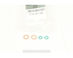 Turbocharger pipe o-ring set Renault 1,5DCi
