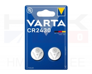Patarei VARTA CR2430 3V lithium 24,5x3,0mm	