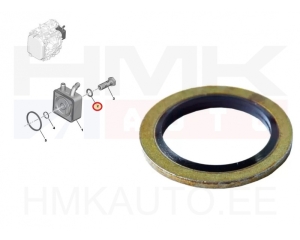  Gearbox oil cooler seal OEM Citroen/Peugeot AL4 gearbox  20x28x1,5