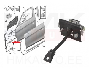 Cale-porte, porte avante Citroen DS5