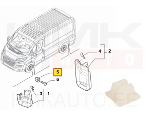 Verhoilukiinnike OEM Citroen Jumper/Peugeot Boxer/Fiat Ducato 2006-