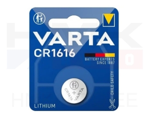Patarei VARTA CR1616 3V lithium 16,0x1,6mm