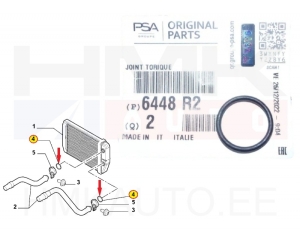 Heater radiator seal OEM Jumper/Boxer/Ducato 06-