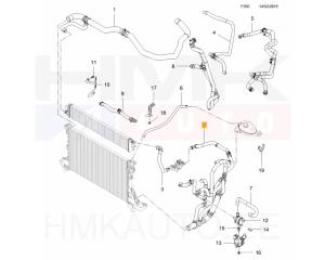 Coolant hose OEM Renault Master 2010- RWD