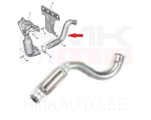 Exhaust pipe Citroen/Peugeot