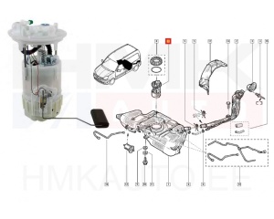 Fuel feed unit Renault Kangoo 1,6 16V